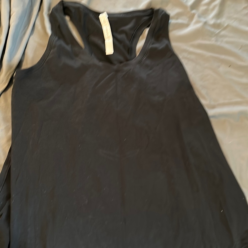 Lululemon black love tank top size 12